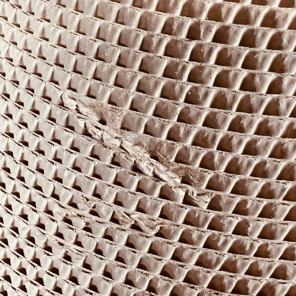 Flute Chicago Large Sculptural Cardboard Teardrop Vase Home Decor Art Piece - Picture 5 of 7